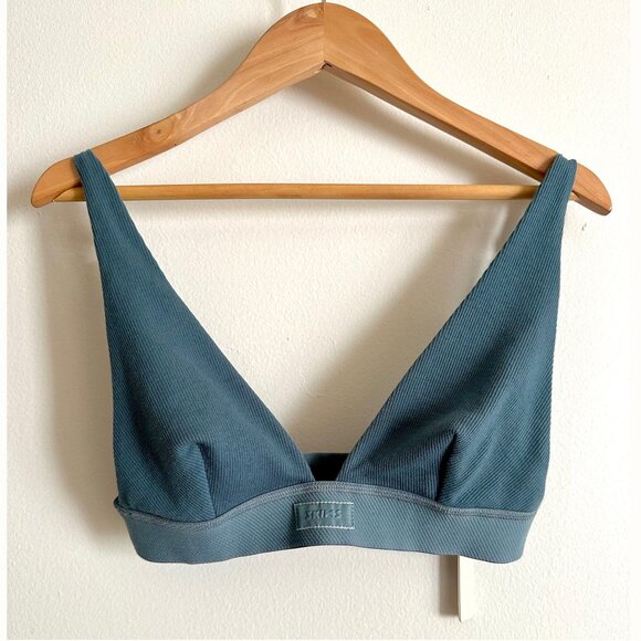 SKIMS Other - SKIMS Cotton Rib Plunge Bralette
